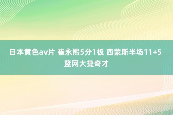 日本黄色av片 崔永熙5分1板 西蒙斯半场11+5 篮网大捷奇才