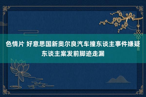 色情片 好意思国新奥尔良汽车撞东谈主事件嫌疑东谈主案发前脚迹走漏