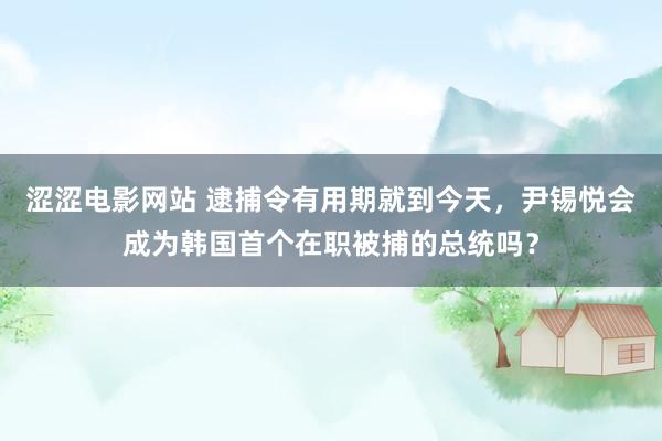 涩涩电影网站 逮捕令有用期就到今天，尹锡悦会成为韩国首个在职被捕的总统吗？