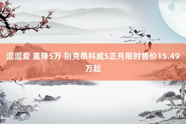 涩涩爱 直降5万 别克昂科威S正月限时售价15.49万起