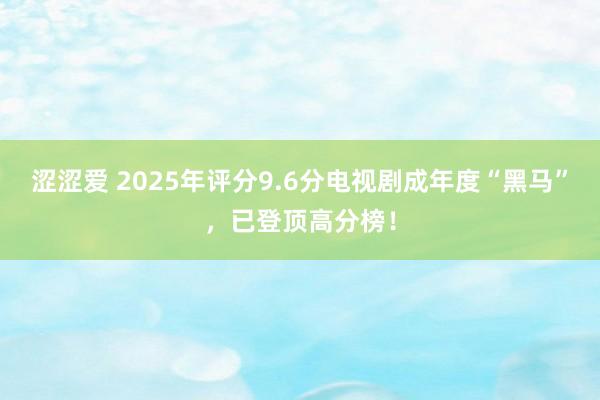 涩涩爱 2025年评分9.6分电视剧成年度“黑马”，已登顶高分榜！