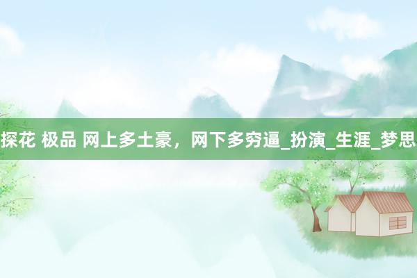 探花 极品 网上多土豪，网下多穷逼_扮演_生涯_梦思